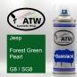 Preview: Jeep, Forest Green Pearl, G8 / SG8: 400ml Sprühdose, von ATW Autoteile West.